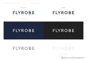 flyrobe 时装定制设计品牌logo设计vi设计网站设计 上海服装logo设计公司