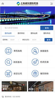 上海机场网站建设